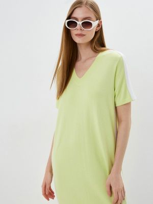 Платье-футболка Eleganzza зеленое