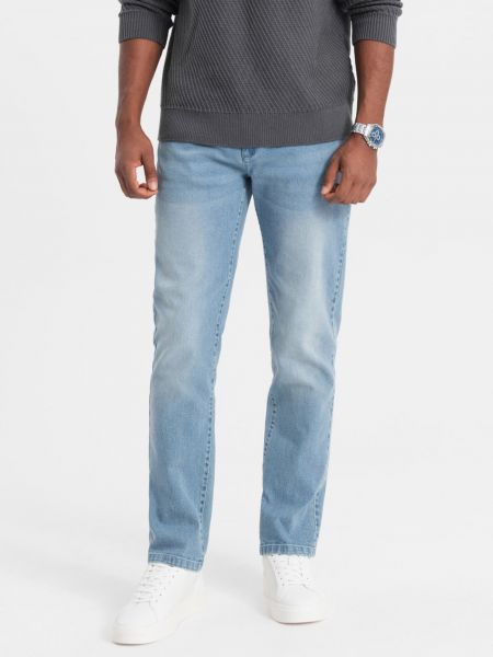 Priliehavé džínsy s rovným strihom Ombre Clothing