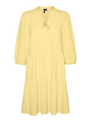 Obleka Vero Moda rumena