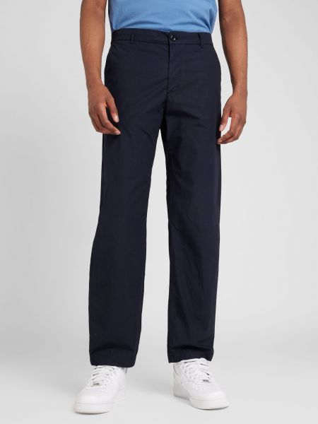 Hlače chino Norse Projects modra
