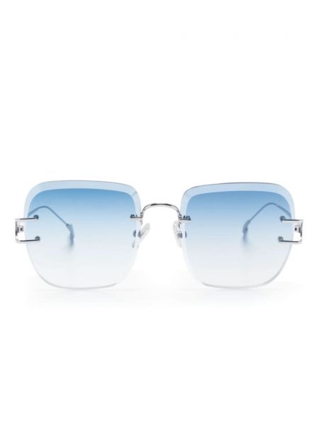 Oversize слънчеви очила Eyepetizer сребристо