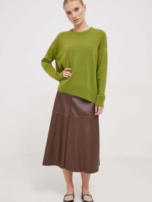 Sweter wełniany Sisley zielony
