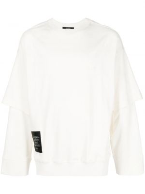 Sweatshirt mit rundem ausschnitt Songzio weiß