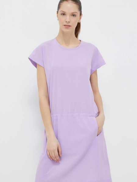 Платье-футболка Helly Hansen фиолетовое