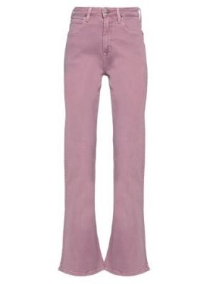 Pantalones de algodón Lee violeta
