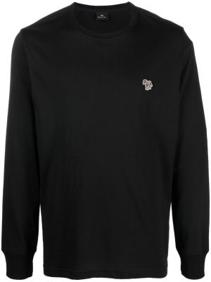 Sebra-trykk sweatshirt Paul Smith svart