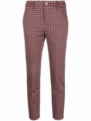 Pantalones con estampado geométrico Liu Jo rojo