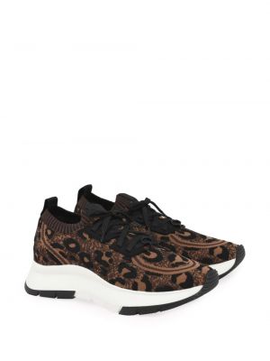 Sneaker mit print mit leopardenmuster Gianvito Rossi braun