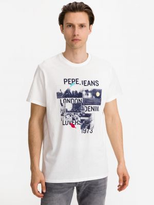 Polokošeľa Pepe Jeans biela