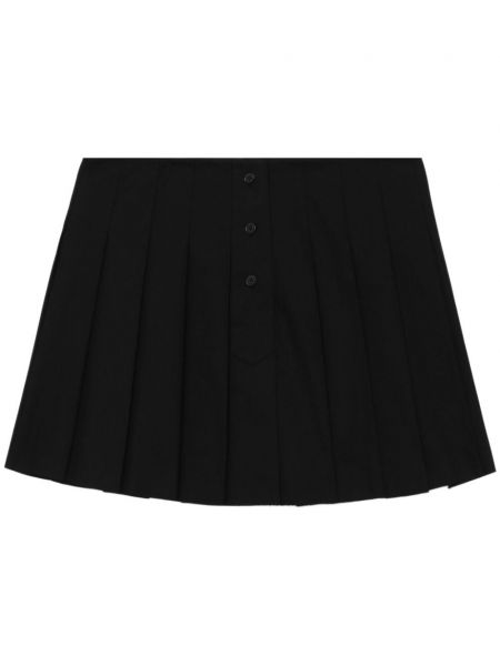 Bavlněné sukně s výšivkou We11done černé