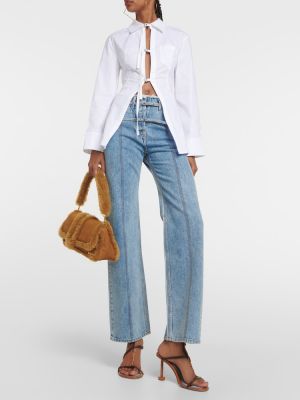 Jeansy relaxed fit Jacquemus niebieskie