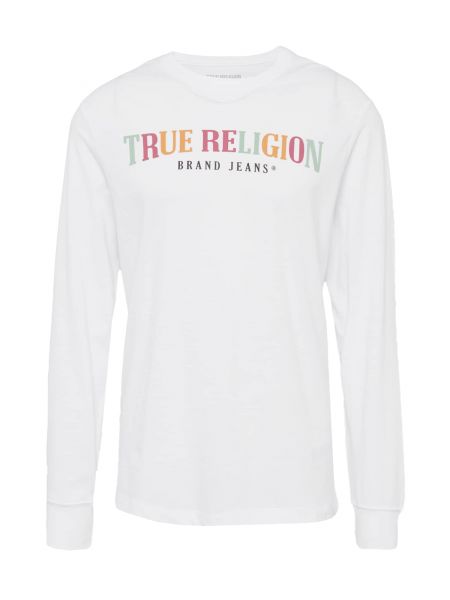 Hosszú ujjú póló True Religion fehér