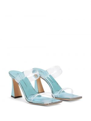Transparente sandale Giuseppe Zanotti blau
