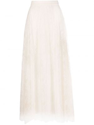 Krajkové sukně Elie Saab bílé