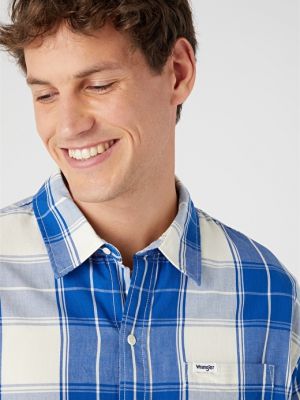 Рубашка Wrangler синяя