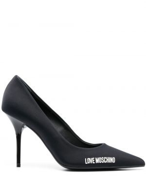 Pantofi cu toc cu imagine Love Moschino