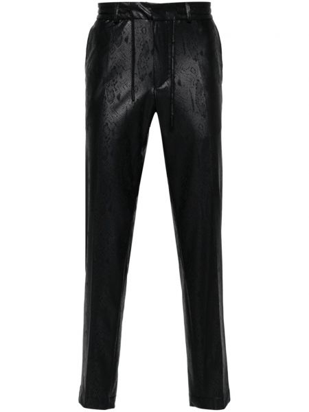 Slim fit hlače chino Karl Lagerfeld črna