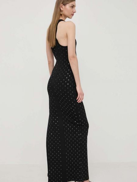 Testhezálló hosszú ruha Elisabetta Franchi fekete