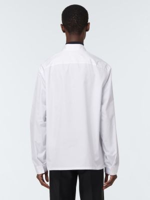Pamučna košulja Prada bijela