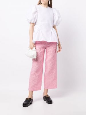 Kalhoty Cecilie Bahnsen růžové