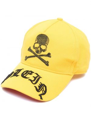 Șapcă cu imagine Philipp Plein galben