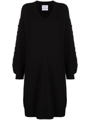 Φόρεμα κασμίρ Barrie μαύρο