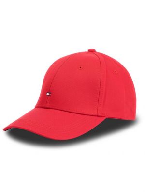 Kepurė su snapeliu Tommy Hilfiger raudona