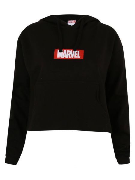 Czarna bluza z kapturem Marvel