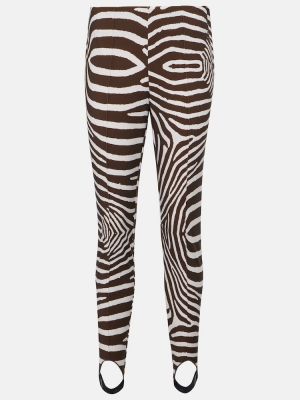Панталон с принт с принт зебра Bogner