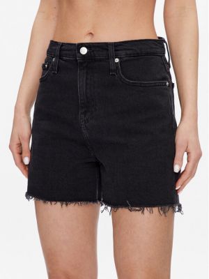 Farmer rövidnadrág Calvin Klein Jeans fekete