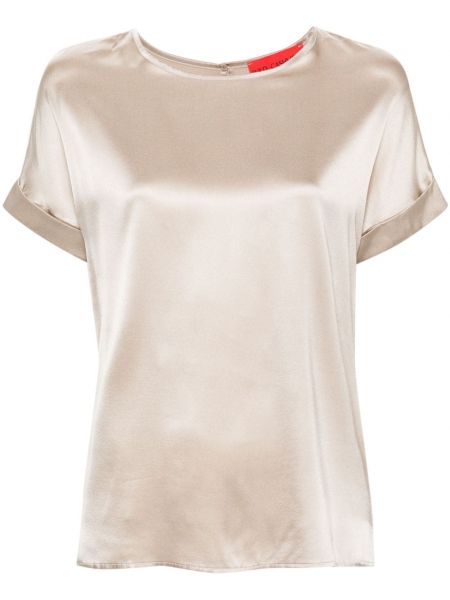 Kaschmir satin kurze bluse Wild Cashmere gold