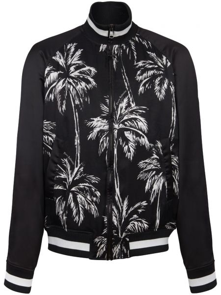 Blouson bomber à imprimé Balmain