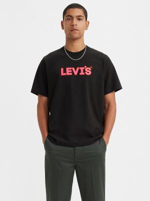 Camiseta manga corta de fieltro Levi's negro