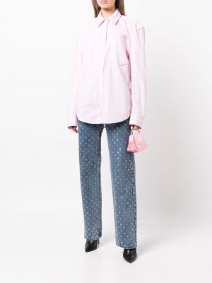 Dryžuota marškiniai oversize Alexander Wang