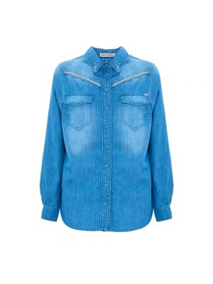 Koszula jeansowa Kocca niebieska