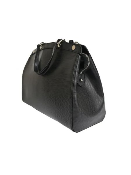 Bolsa de hombro de cuero Louis Vuitton Vintage negro