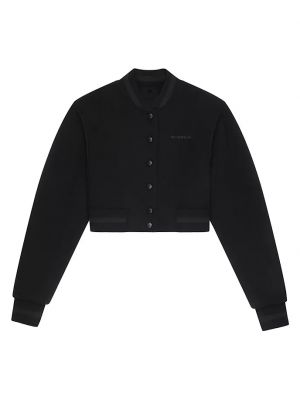 Шерстяная куртка со стразами Givenchy черная
