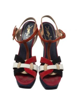 Retro wildleder sandale Yves Saint Laurent Vintage