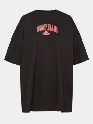T-shirt oversize Tommy Jeans Curve noir
