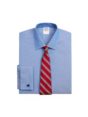 Koszula bawełniana Brooks Brothers niebieska