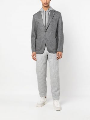 Pantalon de joggings en tricot Emporio Armani gris