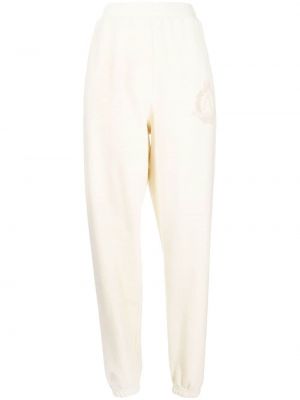 Pantalon de joggings à imprimé Aries blanc