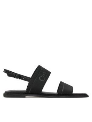 Sandales sans talon Calvin Klein noir