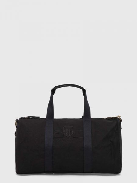 Pamučna torbica Gant crna