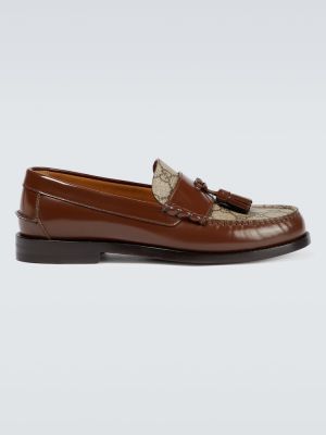 Pantofi loafer Gucci maro