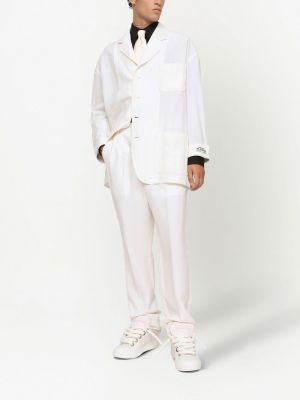 Costume taille haute Dolce & Gabbana blanc