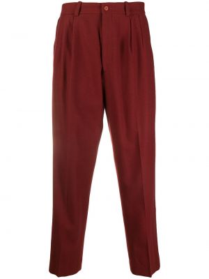 Pantalones Issey Miyake Pre-owned rojo