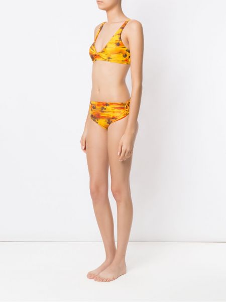 Bikini con estampado Lygia & Nanny amarillo