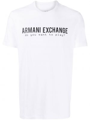 T-shirt Armani Exchange vit