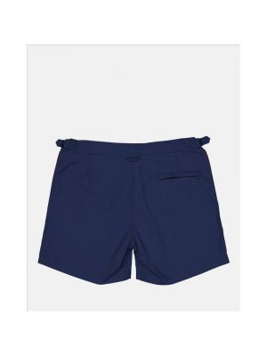 Pantalones cortos con bordado Alexander Mcqueen azul